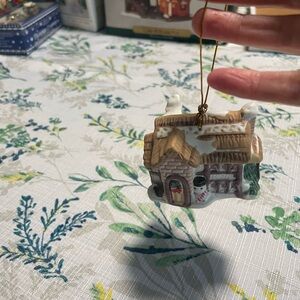 Charming Holiday Cottage Ornament